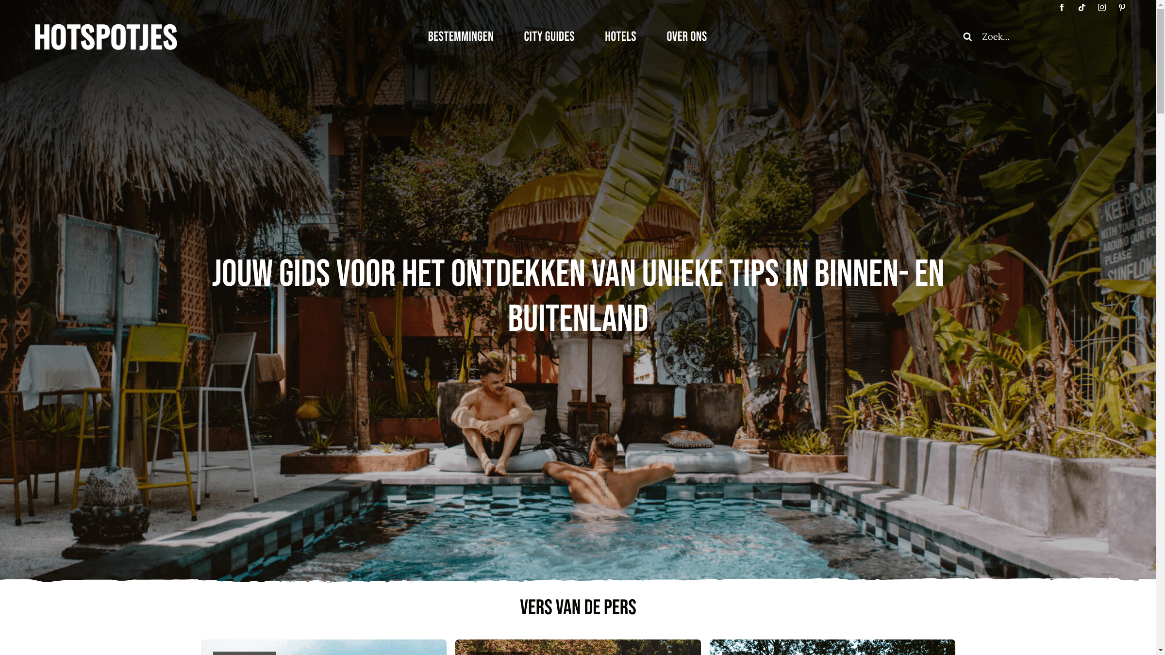 Hotspotjes website