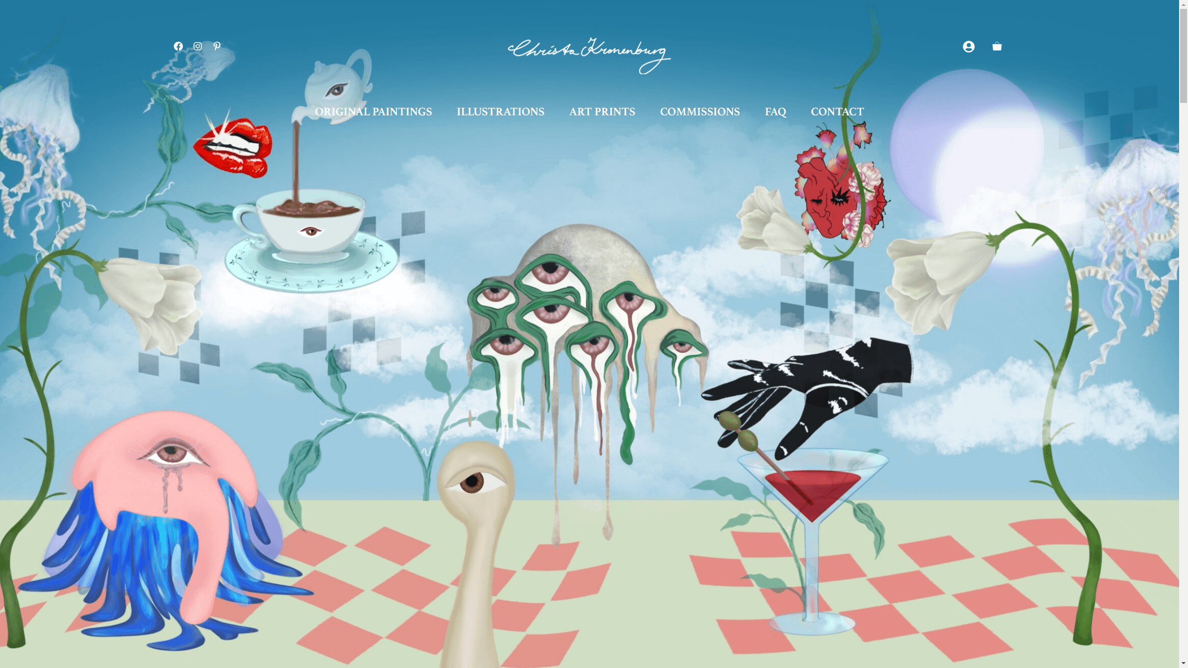 Christa Kronenburg website